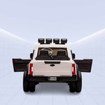 12V Ford F-450 Licensed Kids’ Ride-On: Where Adventure Meets Luxury"(WHITE)