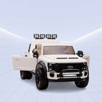 12V Ford F-450 Licensed Kids’ Ride-On: Where Adventure Meets Luxury"(WHITE)
