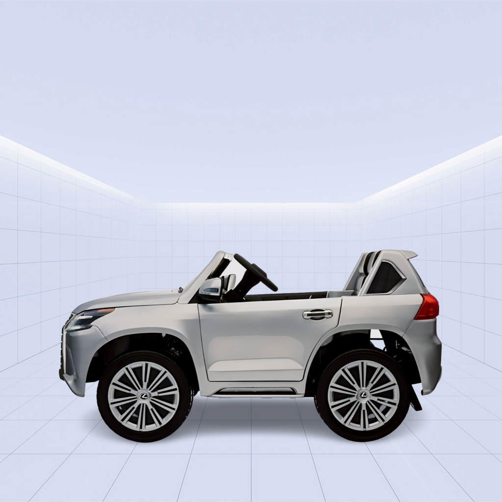 Lexus LX 570 Licensed Ride-On Car for Kids: The Ultimate Luxury Experience on Wheels (Silver)