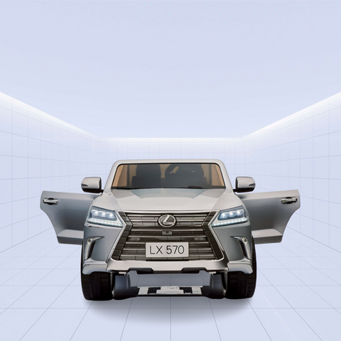 Lexus LX 570 Licensed Ride-On Car for Kids: The Ultimate Luxury Experience on Wheels (Silver)
