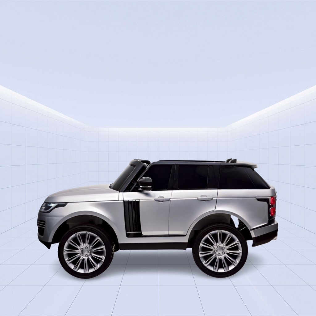 Luxury Big Range Rover HSE Ride-On Car for Kids Double Seater Painted Color (Silver)