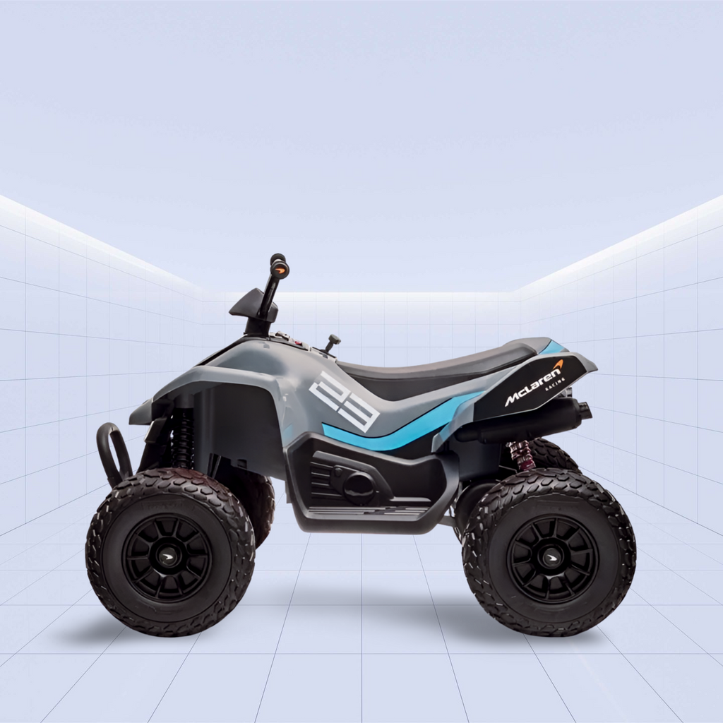 McLaren-Inspired Kids' Electric Ride-On Quad Bike – The Perfect Blend of Style and Fun (Grey)