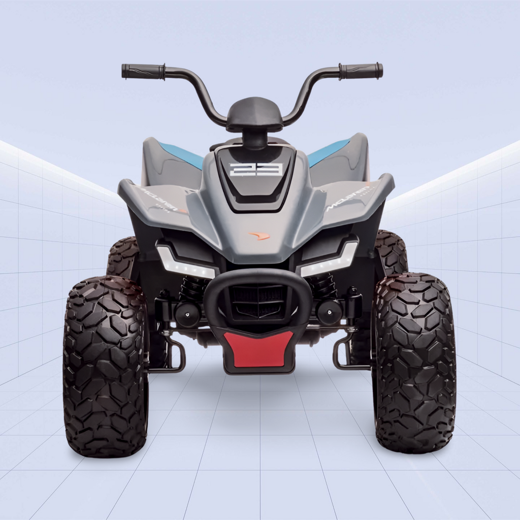 McLaren-Inspired Kids' Electric Ride-On Quad Bike – The Perfect Blend of Style and Fun (Grey)