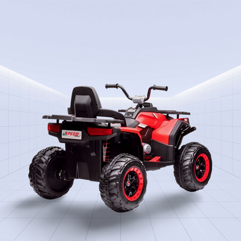 Aventura Monster ATV Ride-On for Kids – The Ultimate Off-Road Adventure Experience (Red)
