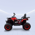 Aventura Monster ATV Ride-On for Kids – The Ultimate Off-Road Adventure Experience (Red)