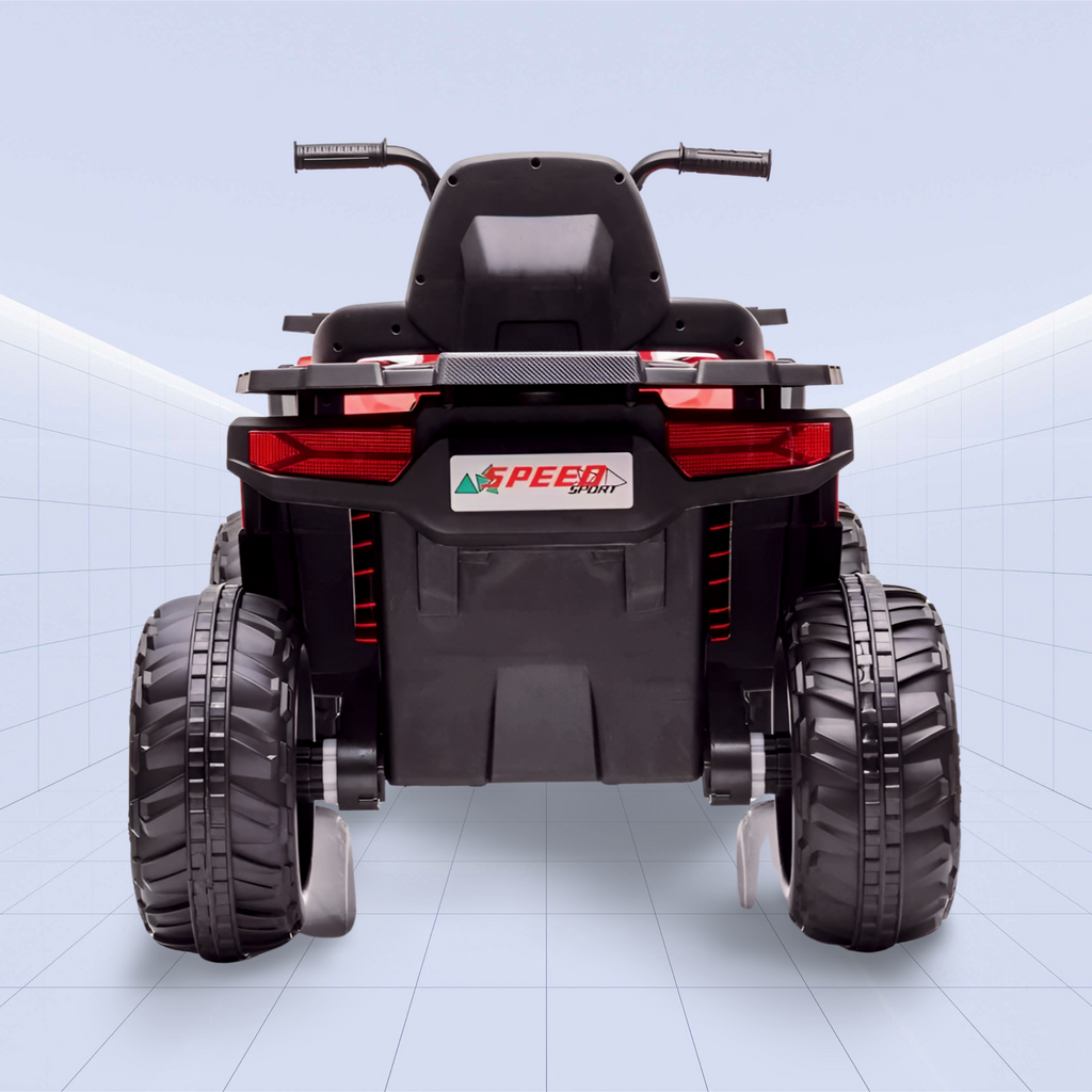 Aventura Monster ATV Ride-On for Kids – The Ultimate Off-Road Adventure Experience (Red)