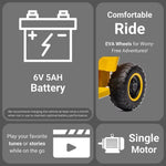 Electric Ride-On Quad Bike for Kids – Perfect for Little Adventurers (Yellow)