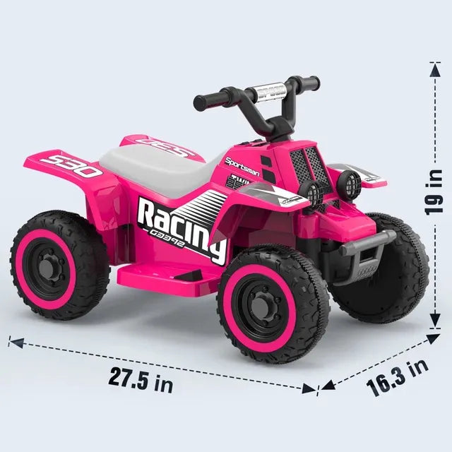 Electric Ride-On Quad Bike for Kids – Perfect for Little Adventurers (Pink)