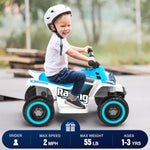 Electric Ride-On Quad Bike for Kids – Perfect for Little Adventurers (White)