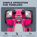 Electric Ride-On Quad Bike for Kids – Perfect for Little Adventurers (Pink)