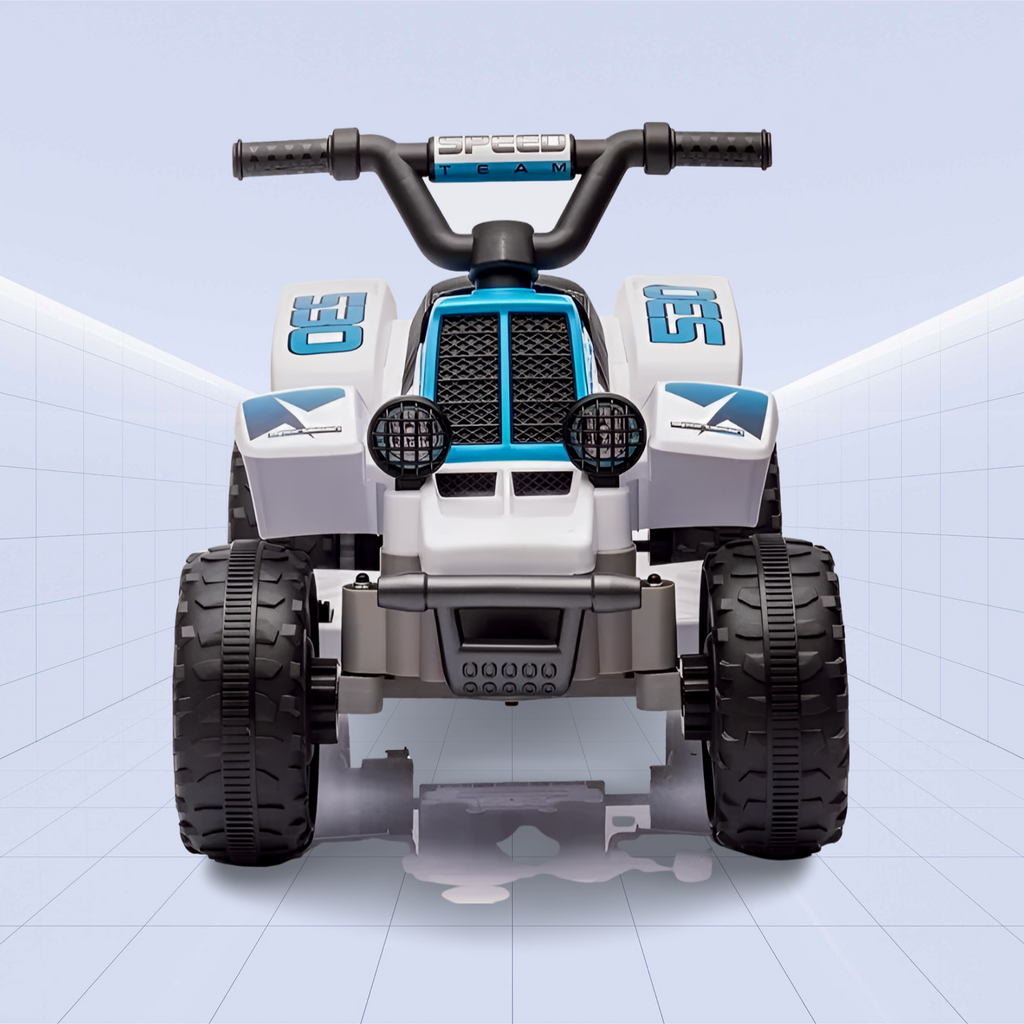 Electric Ride-On Quad Bike for Kids – Perfect for Little Adventurers (White)