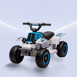 Electric Ride-On Quad Bike for Kids – Perfect for Little Adventurers (White)