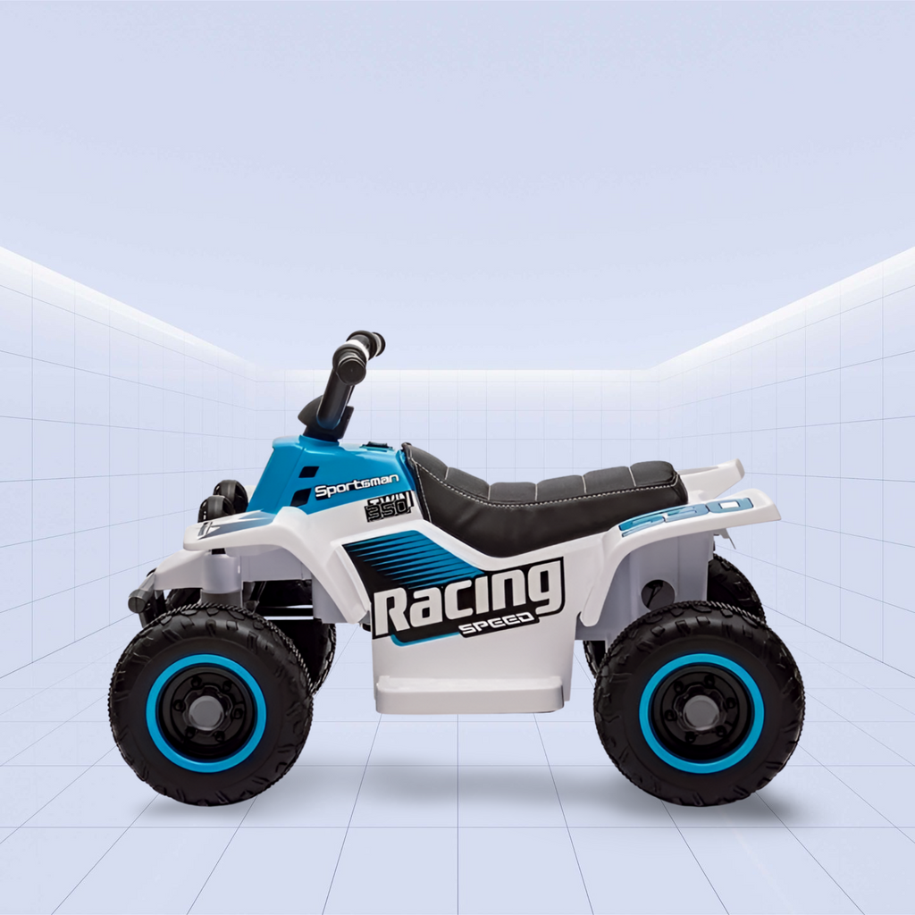 Electric Ride-On Quad Bike for Kids – Perfect for Little Adventurers (White)